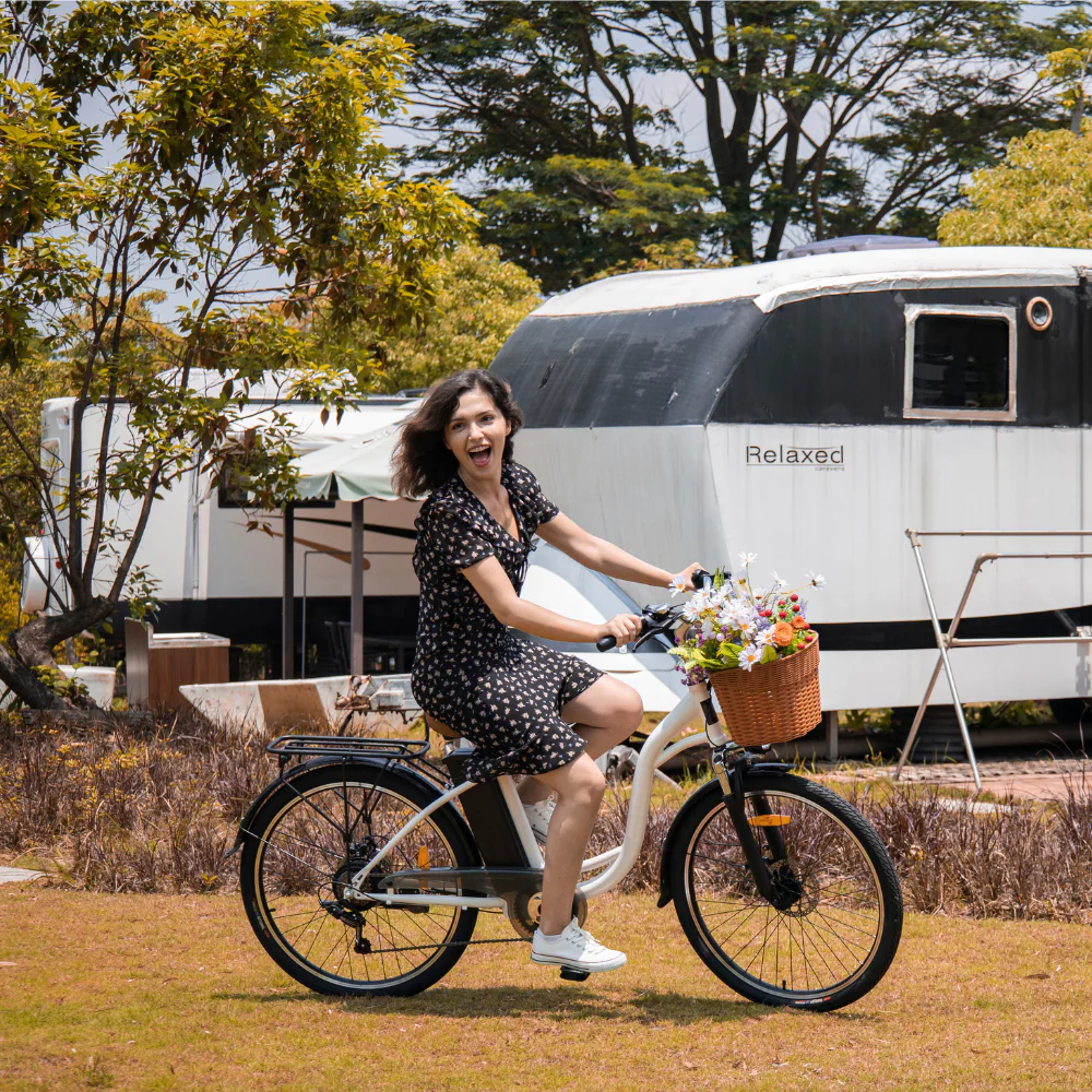 DYU C6 26 Inch City Electric Bike - Image 9