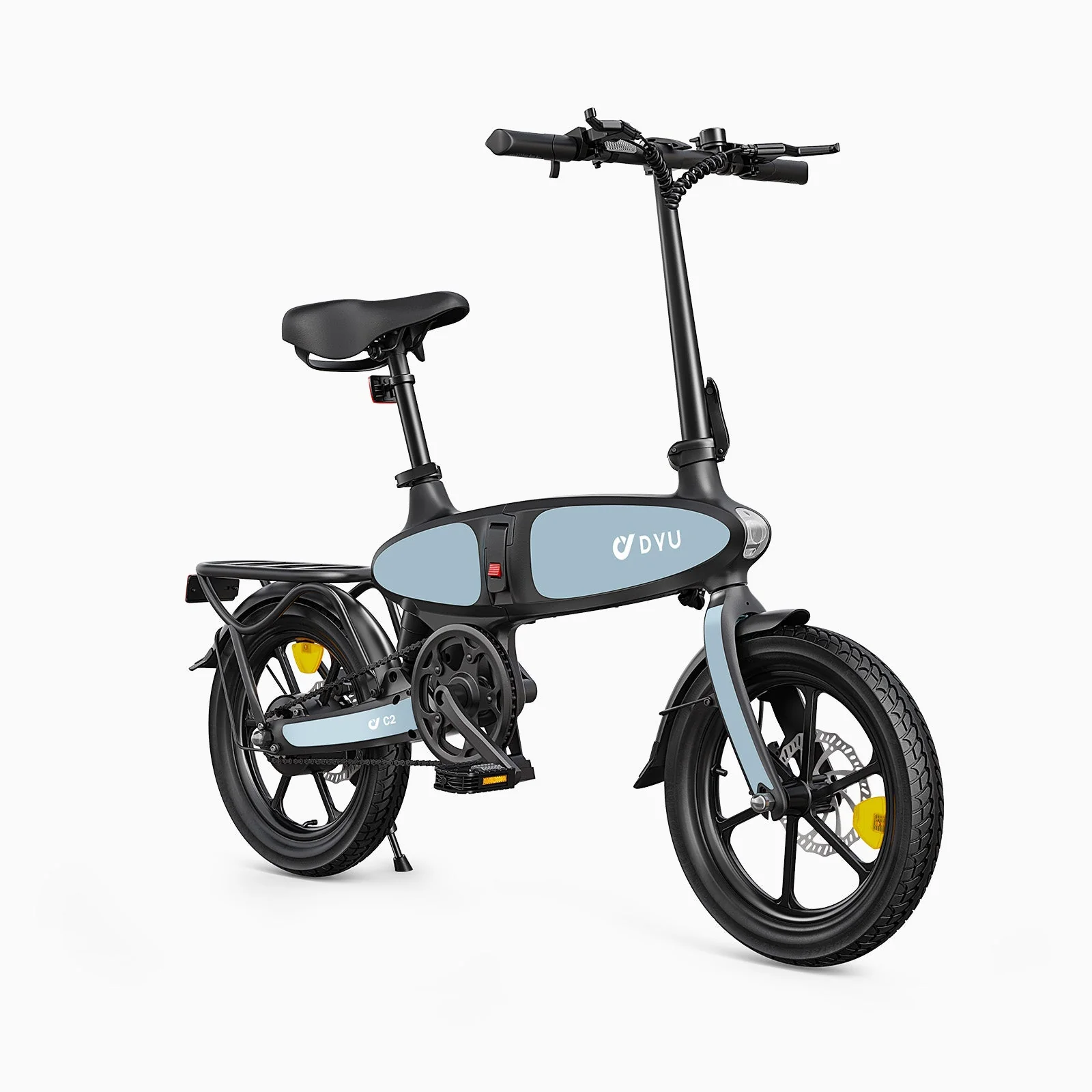 DYU C2 16 Inch Full Folding Electric Bike - Image 10