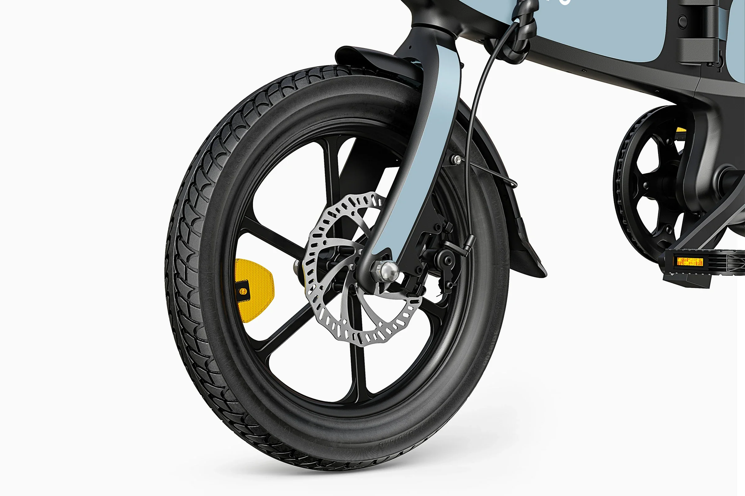 DYU C2 16 Inch Full Folding Electric Bike - Image 6