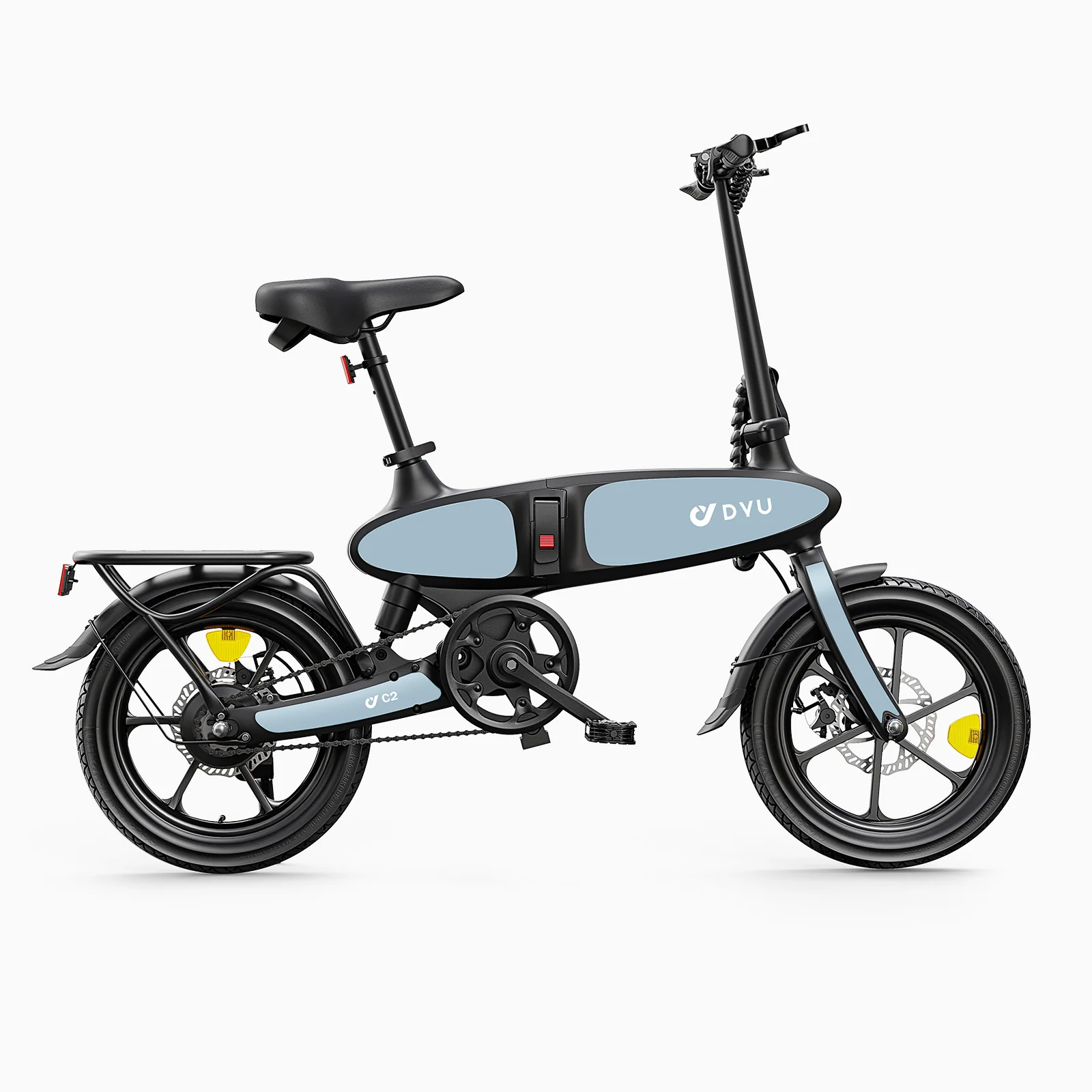 DYU C2 16 Inch Full Folding Electric Bike - Image 9