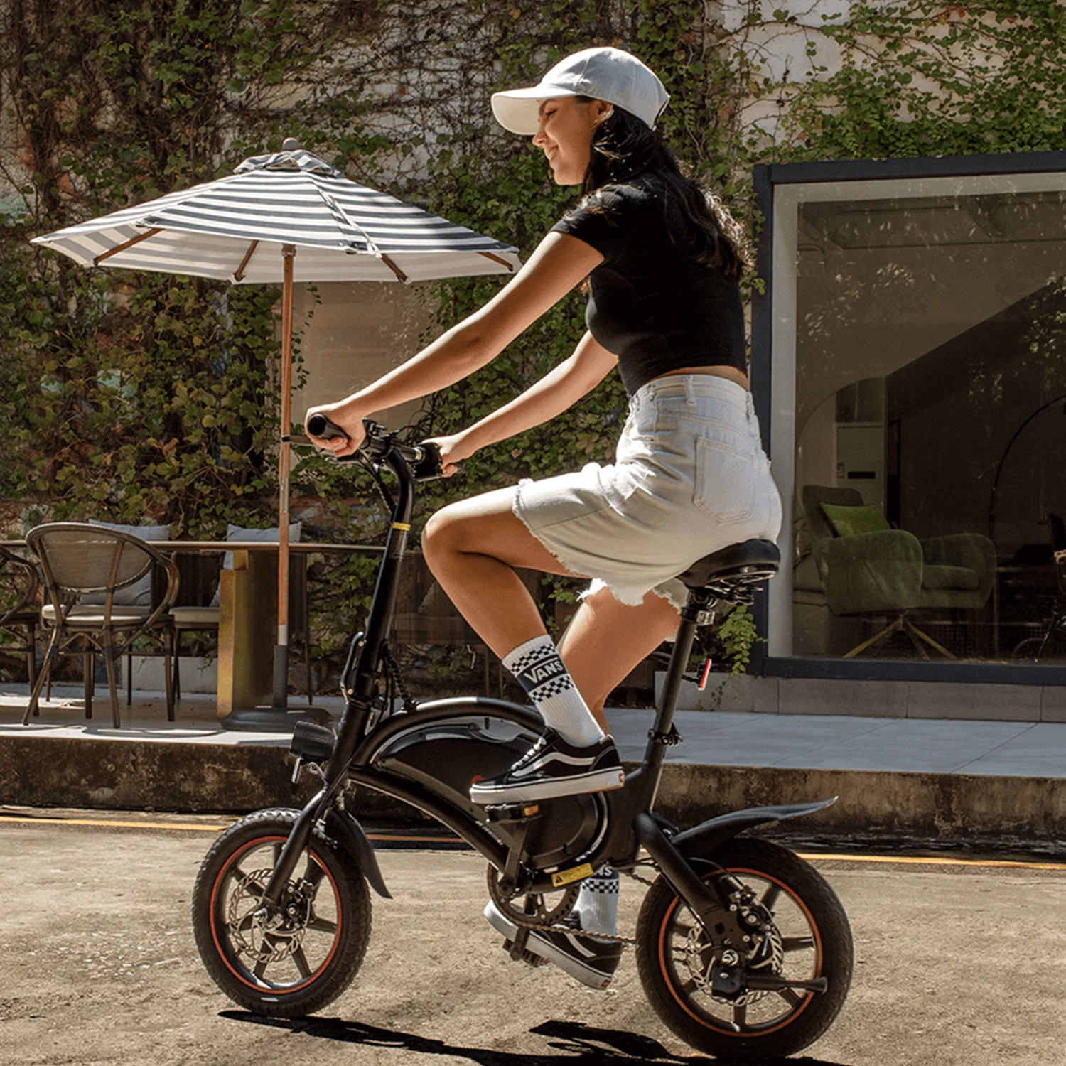 DYU D3S 14 Inch Mini Folding Electric Bike - Image 10